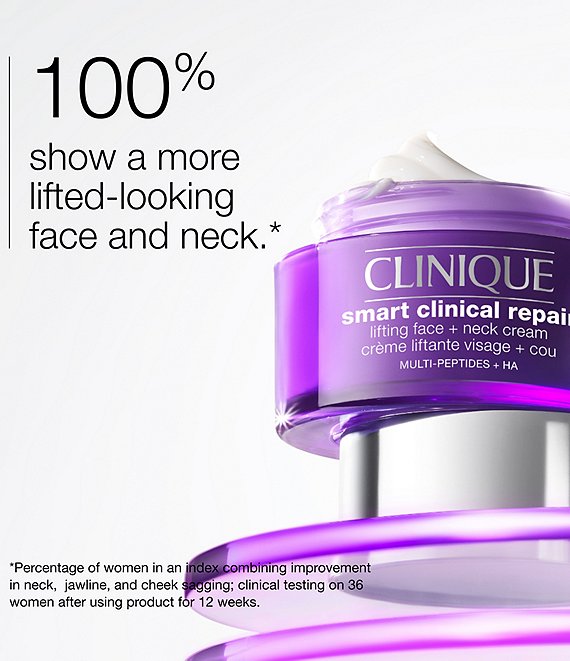 Clinique Smart Clinical Repair Anti Aging Lifting Face + Neck Cream - 50ml | كلينيك كريم رفع للوجه والرقبة سمارت كلينيكال ريبير - 50مل #1