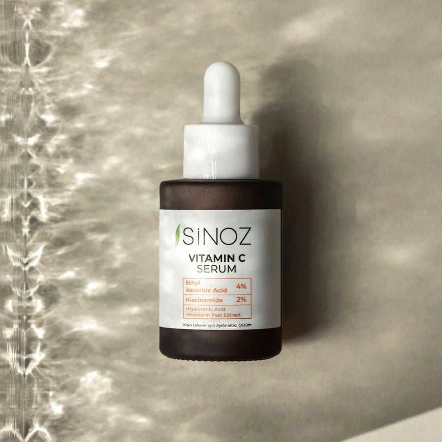 Sinoz Vitamin C 4% + Niacinamide 2% Serum - 30ml |  سينوز سيروم بالفيتامين سي والنياسيناميد - 30 مل