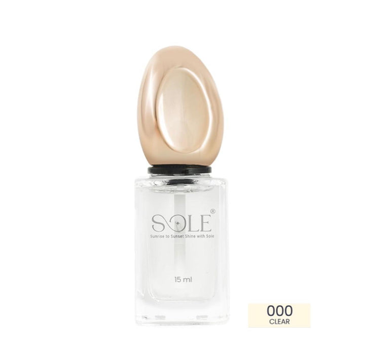 SOLE Nail Polish - 15ml | سول صبغ أظافر شفاف - 15مل