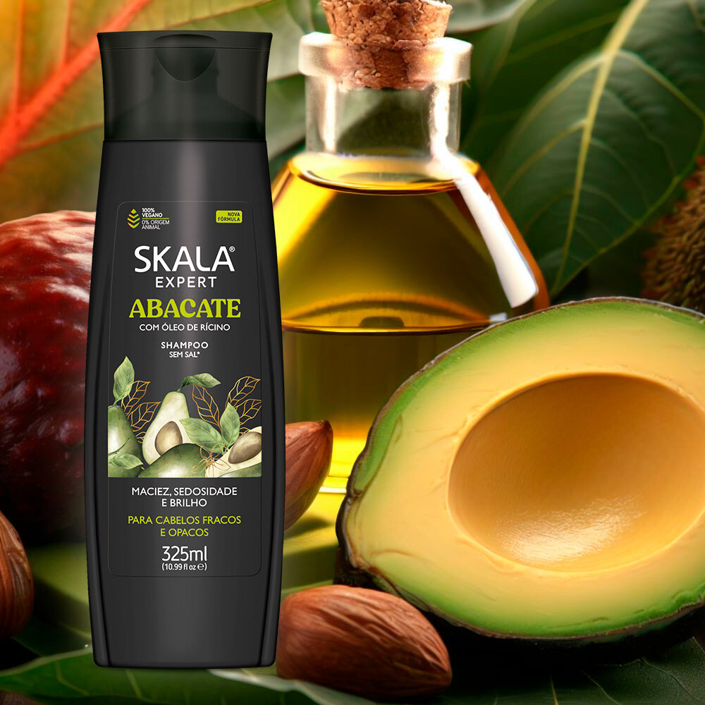 Skala Avocado Shampoo - 325ml | سكالا شامبو الأفوكادو للشعر التالف والجاف - 325 مل