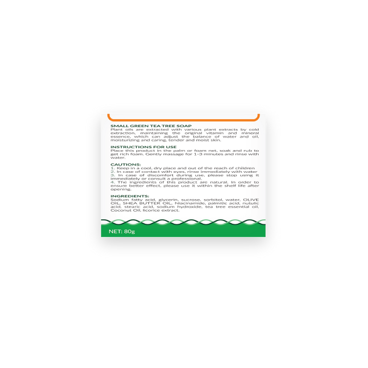 LA JU Acne Treatment Soap Bar Acne Clearing - 80g | لاجو صابونة للوجه لمعالجة حب الشباب - 80 غ