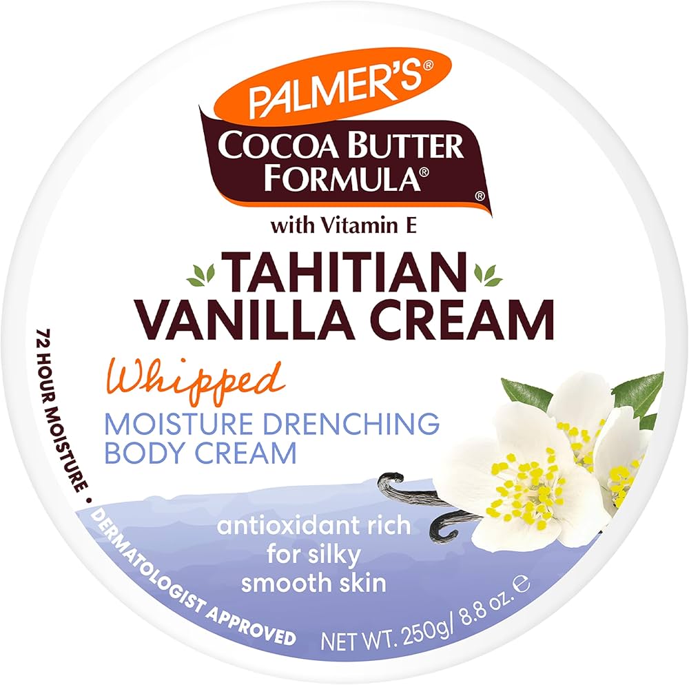 Palmer's Cocoa Butter Formula Tahitian Vanilla Cream - 250g | بالميرز كريم جسم بالفانيليا التاهيتية - 250غ