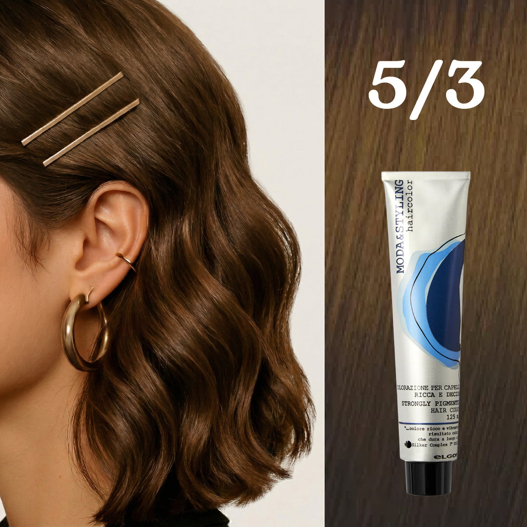 Elgon Moda&styling Haircolor Strongly Pigmented Hair Color - 125ml | ايلكون صبغة شعر مودا ستايلنج - 125مل