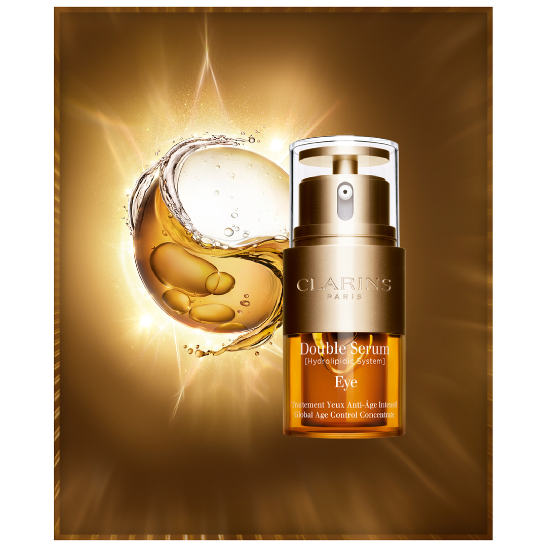 Clarins Double Serum Eye Global Age Control Concentrate - 20ml | كلارنس سيروم مزدوج للعين - 20مل #2
