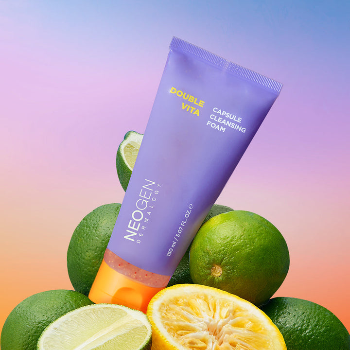 NEOGEN DOUBLE VITA CAPSULE CLEANSING FOAM - 150ml | نيوجين رغوة تنظيف كابسول فيتا مزدوجة - 150مل #2