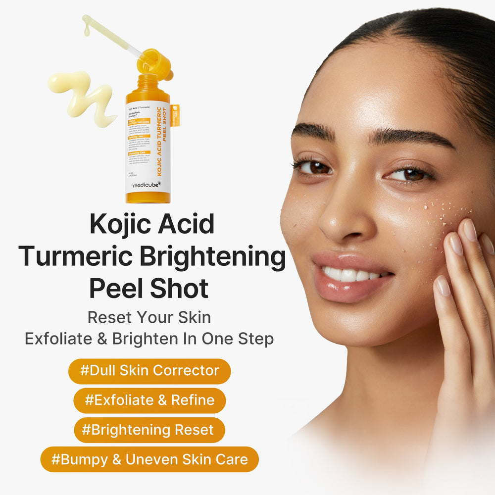 Medicube Kojic Acid Turmeric Peel Shot - 80ml | ميديكيوب سيروم تقشير لطيف كوجيك أسيد وكركم - 80مل #2
