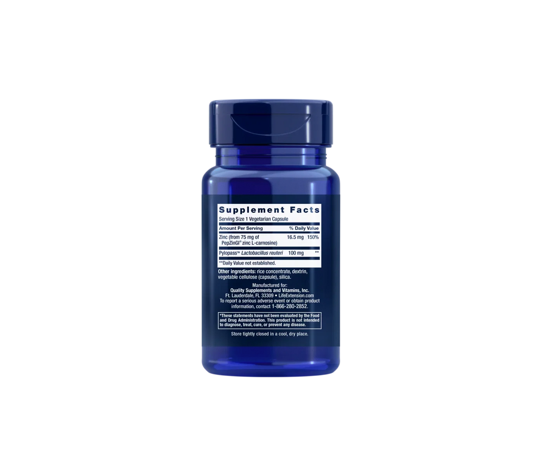 Life Extension Gastro Ease - 60 Vegetarian Capsules - 60 | لايف إكستنشن جاسترو-إيز - 60 كبسولة نباتية