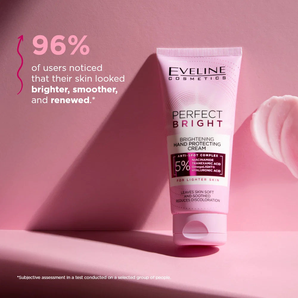 Eveline Perfect Bright Brightening Hand Protecting Cream - 100ml | ايفلين كريم مفتح لليدين - 100 مل