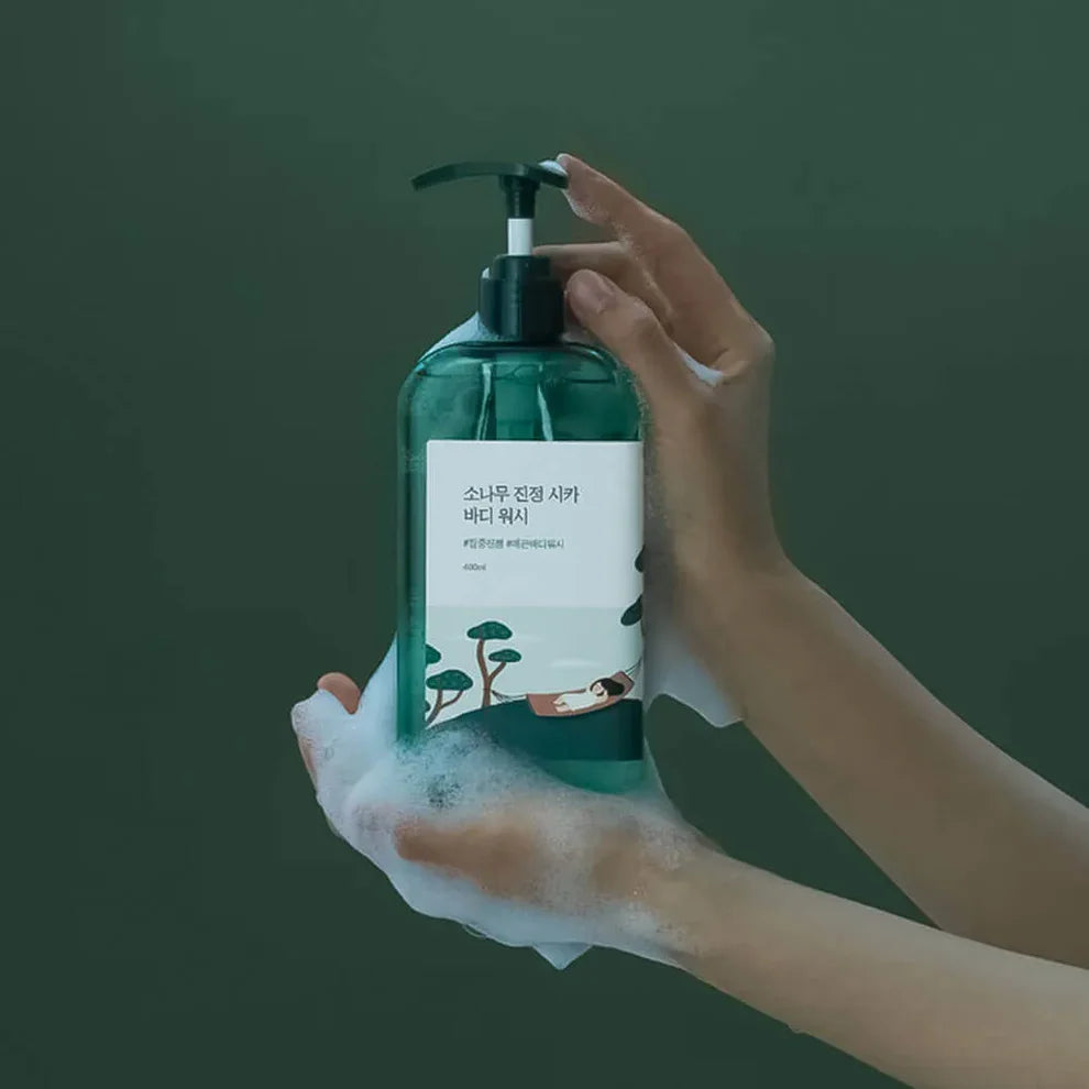 Round Lab Pine Calming Cica Body Wash - 400ml | راوند لاب غسول جسم مهدئ بالصنوبر - 400مل #2