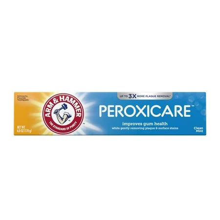 ARM & HAMMER Peroxicare Toothpaste Clean Mint - 170g | ارم اند هامر معجون أسنان بنكهة النعناع المنعشة - 170 غرام