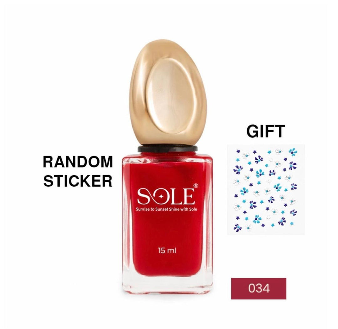 SOLE Nail Polish - 15ml | سول صبغ أظافر شفاف - 15مل