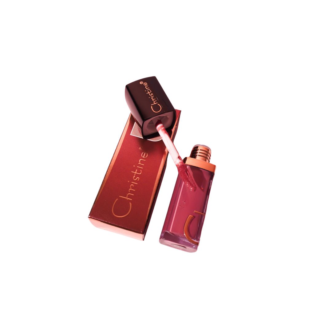 Christine Long Lasting Lip Gloss - 6.8g | كريستين أحمر شفاه بتأثير مرطب - 6.8 غ