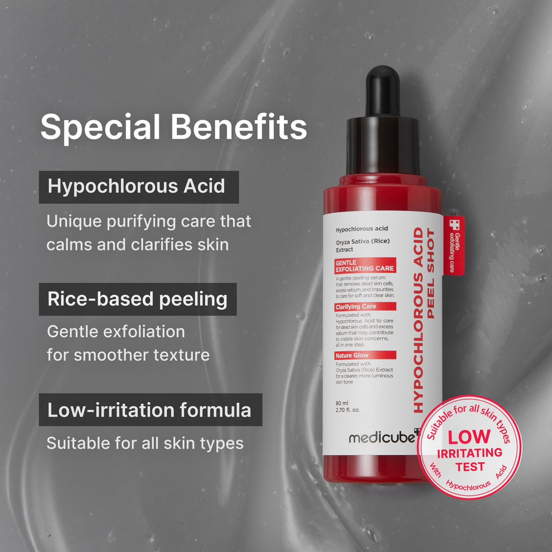 Medicube Hypochlorous Acid Rice Peel Shot - 80ml | ميديكيوب قناع تقشير حمض الهيبوكلوروس - 80مل #3
