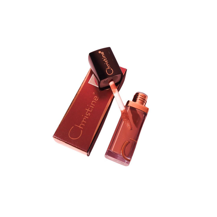 Christine Long Lasting Lip Gloss - 6.8g | كريستين أحمر شفاه بتأثير مرطب - 6.8 غ