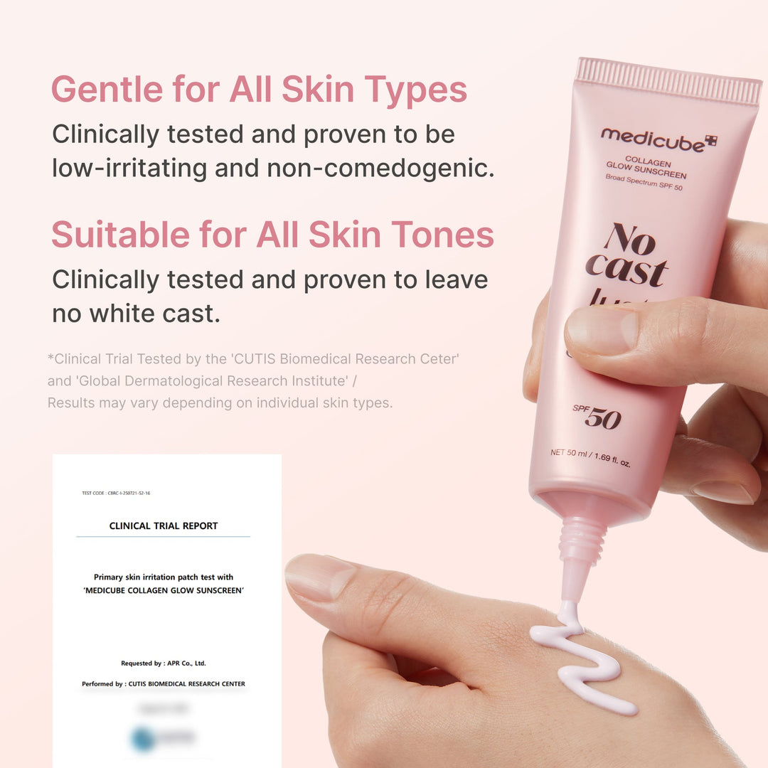 MEDICUBE Collagen Glow Sunscreen - 50ml | ميديكيوبي واقي شمس كولاجن باهت - 50مل #4