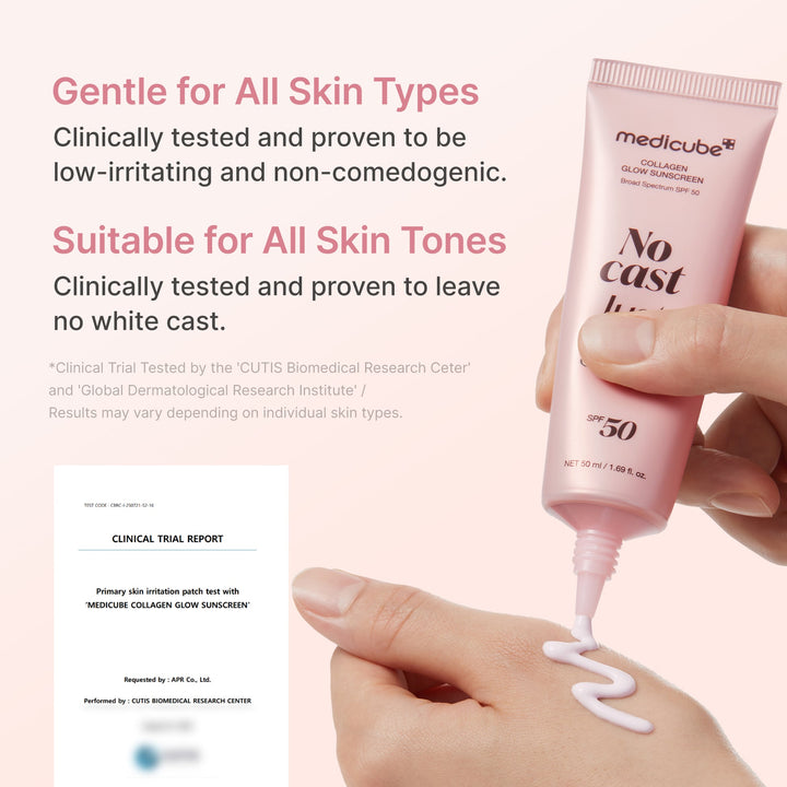 MEDICUBE Collagen Glow Sunscreen - 50ml | ميديكيوبي واقي شمس كولاجن باهت - 50مل #4