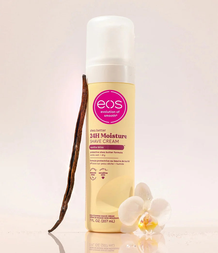 eos Shea Better Women's Shave Cream - Vanilla Bliss - 207ml | اي او اس كريم حلاقة للنساء برائحة الفانيلا - 207 مل