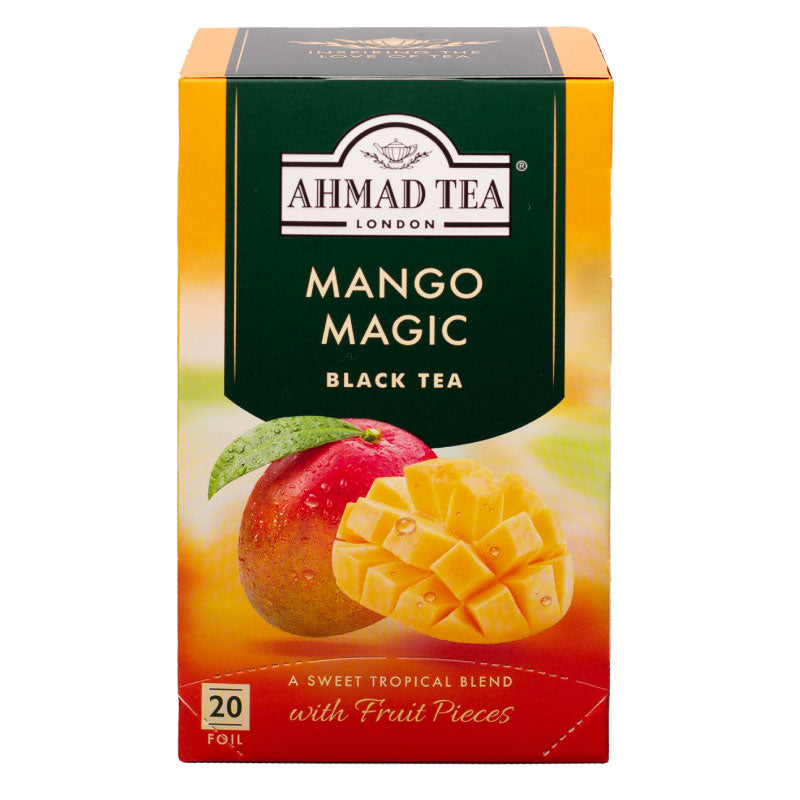Ahmad Tea Mango Magic Black Tea - 20 Pcs |شاي احمد أسود مانجو ماجيك – 20 كيس شاي