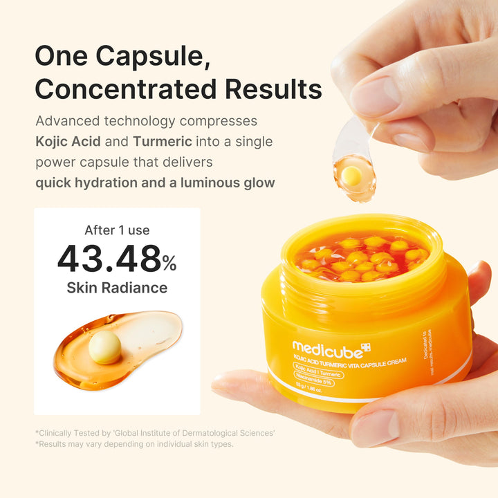 Medicube Kojic Acid Turmeric Vita Capsule Cream - 53g | ميديكوب كريم فيتا كابسول كوجيك أسيد وكركم - 53غ #4