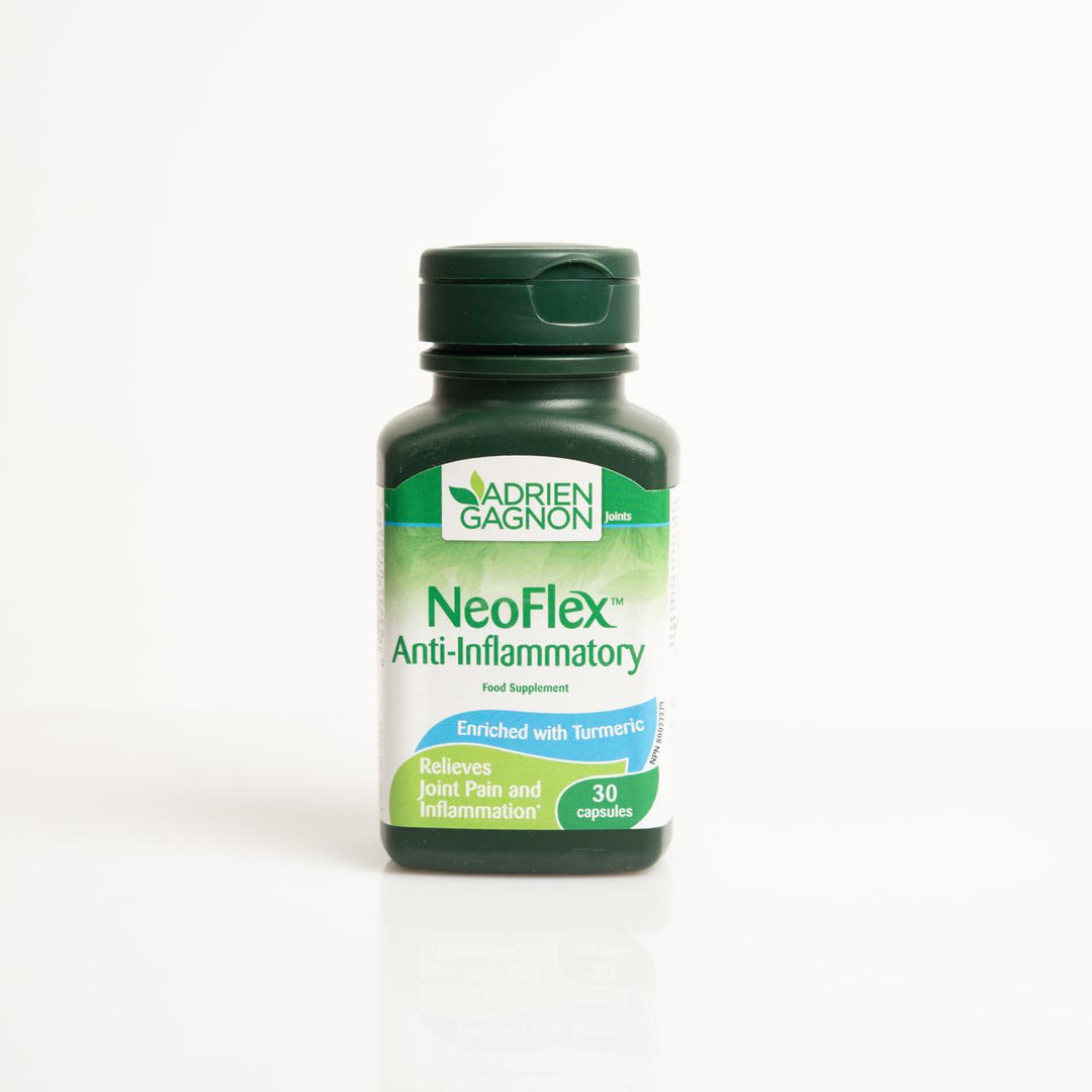 ADRIEN GAGNON Neoflex Anti Inflammatory 30 Capsules | أدريان غانيون كبسولات مضادة للالتهاب بخلاصة الكركم - 30 كبسولة