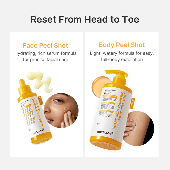 Medicube Kojic Acid Turmeric Peel Shot - 80ml | ميديكيوب سيروم تقشير لطيف كوجيك أسيد وكركم - 80مل #3