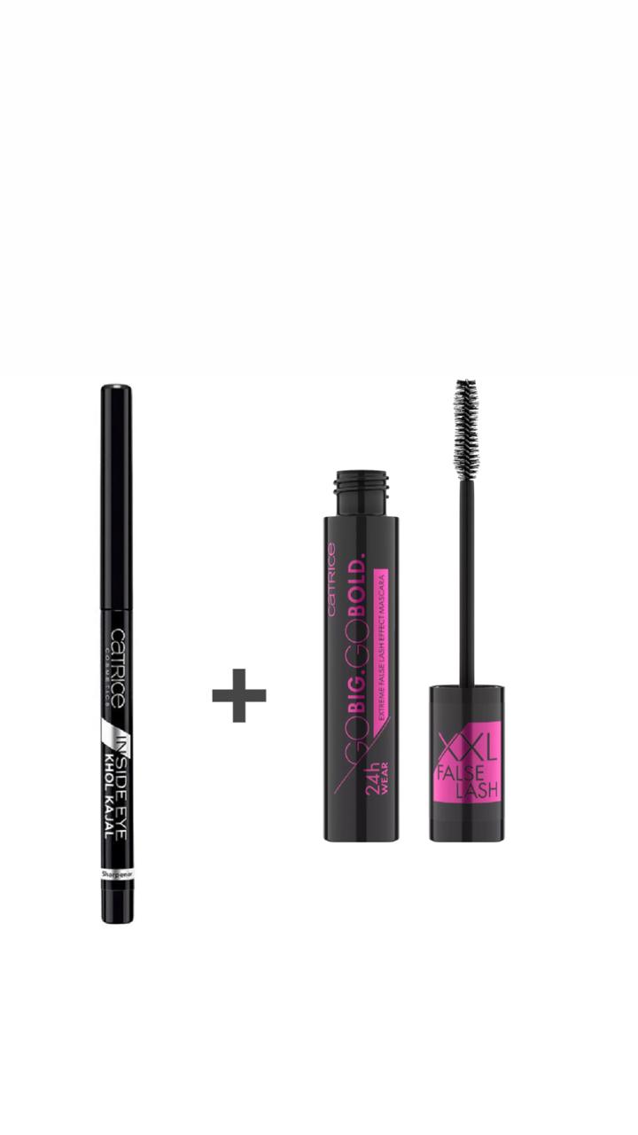 Catrice Go Big Extreme Mas & Inside Eye Khol Kajal Offer | عرض ماسكارا كاتريس جو بيغ إكستريم وقلم تحديد عين