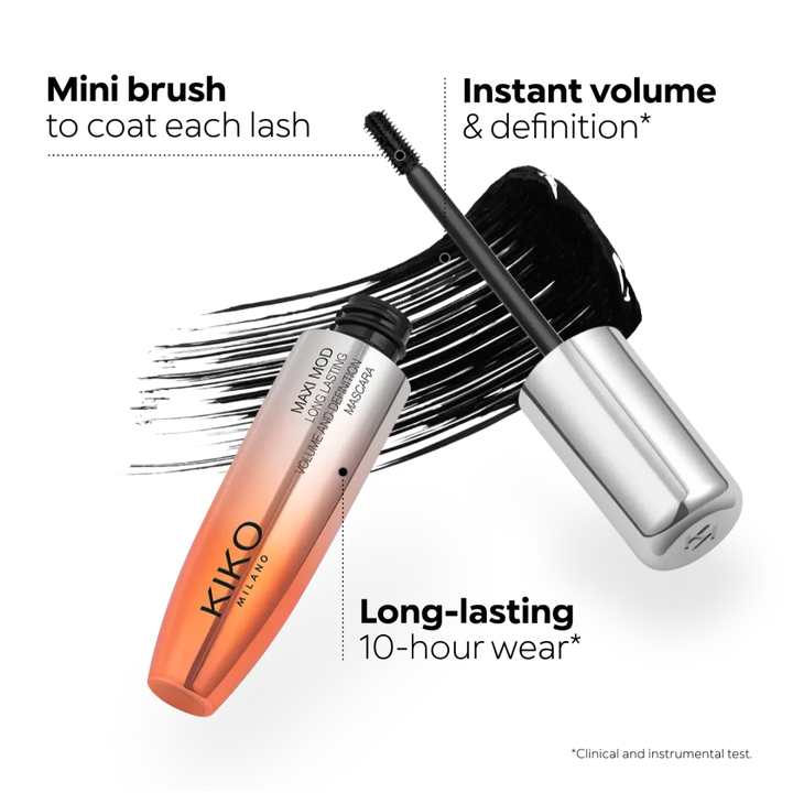KIKO new maxi mod mascara - 12ml | كيكو ماسكارا نيو ماكسي مود - 12 مل