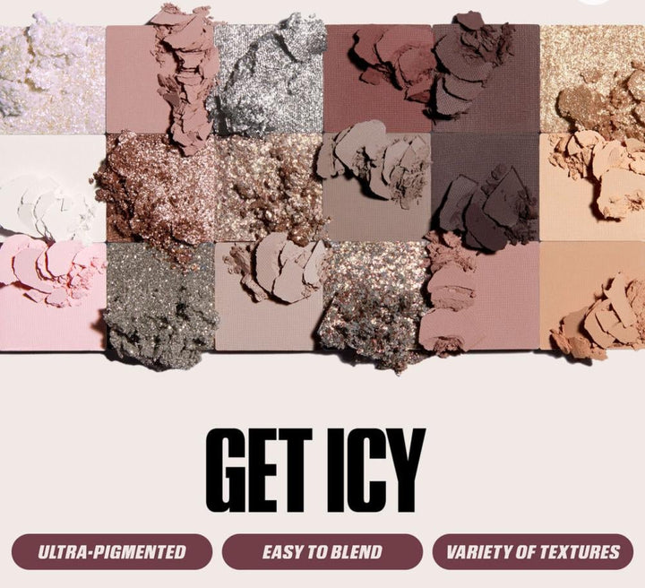 Huda Beauty Ice Nude Eye Shadow Palette - 16.1g | هدى بيوتي باليت اي شادو - ١٦.١ غرام