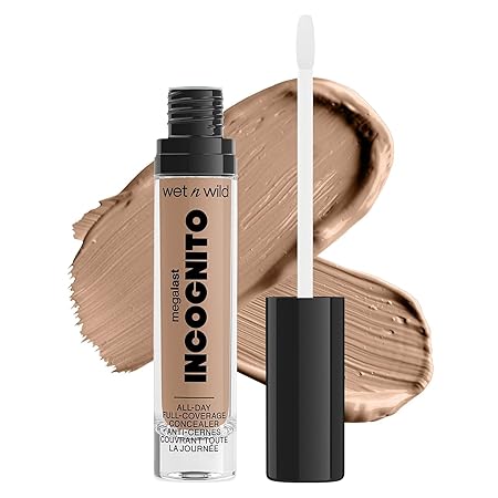 wet n wild MEGALAST INCOGNITO ALL-DAY FULL COVERAGE CONCEALER - 5.5ml | ويت ان وايلد كونسيلر بتغطية عالية يدوم طوال اليوم - 5.5 مل