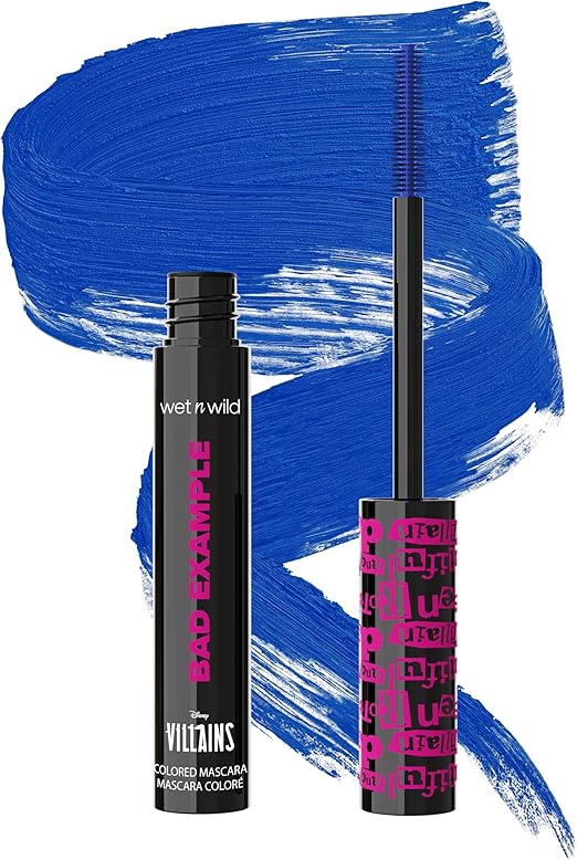 Wet n Wild x Disney Villains Bad Example Color Mascara, Volumizing | ويت ان وايلد ديزني فيلنز ماسكارا ملونة باد إكزامبل لتكثيف الرموش