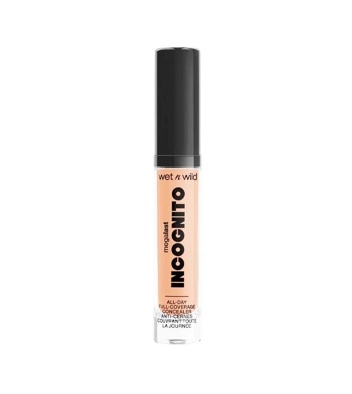 wet n wild MEGA LAST INCOGNITO ALL-DAY FULL COVERAGE CONCEALER - 5.5ml | ويت ان وايلد كونسيلر بتغطية عالية يدوم طوال اليوم - 5.5 مل