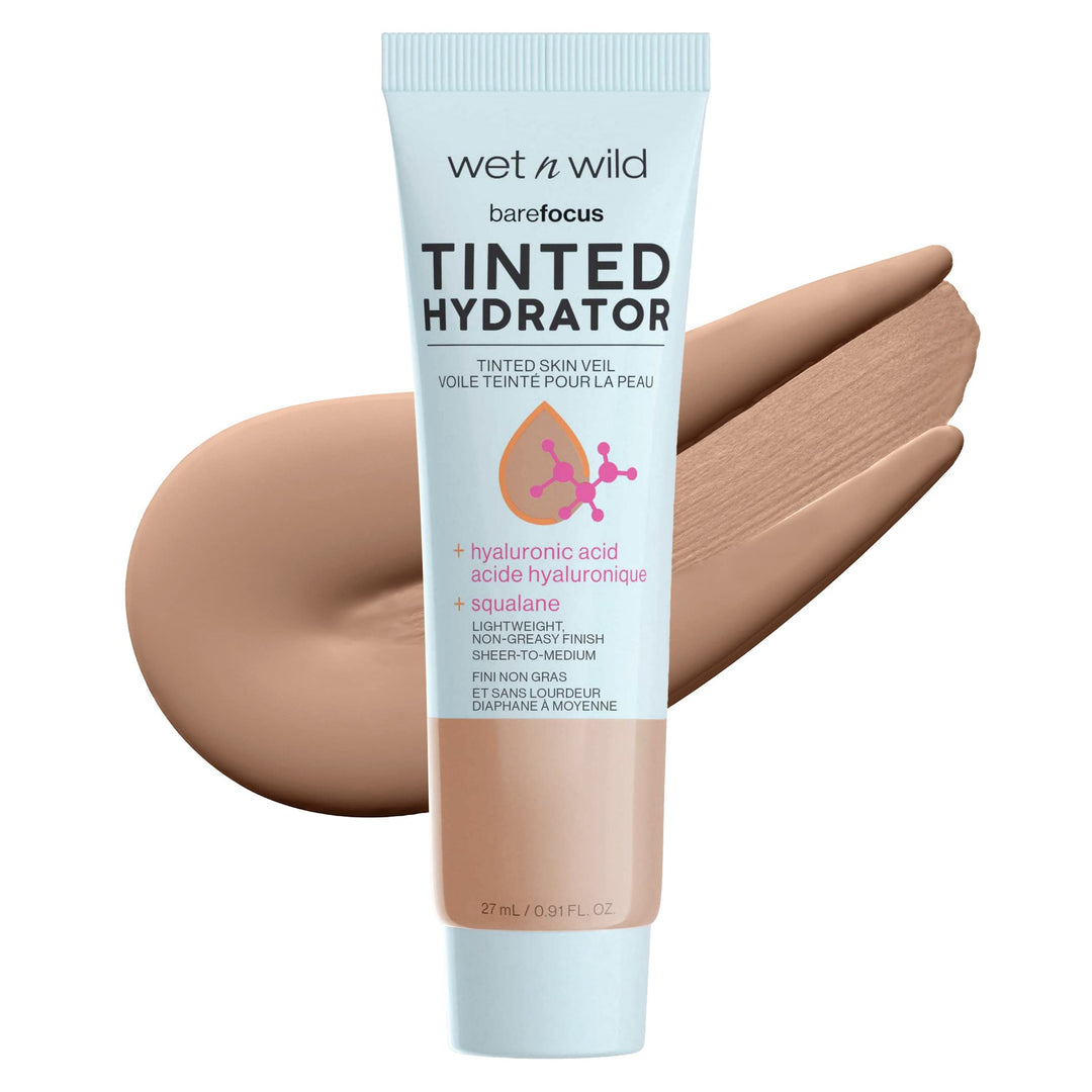 wet n wild BARE FOCUS TINTED HYDRATOR TINTED SKIN VEIL - 27ml | ويت ان وايلد مرطب مع لون للوجه - 27 مل