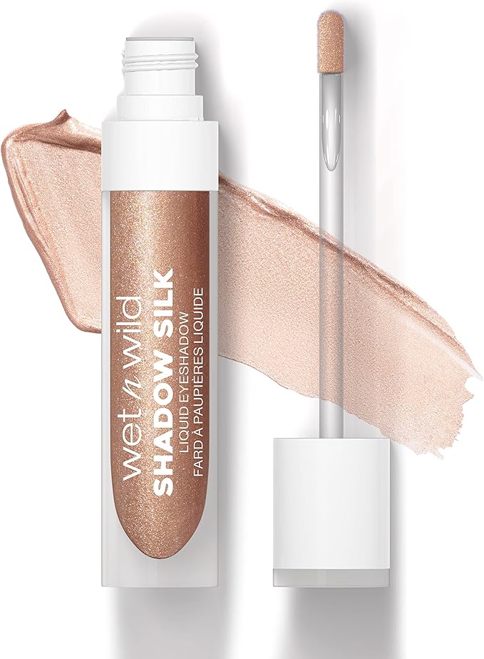 wet n wild Shadow Silk Liquid Eyeshadow Glow - 5.5ml | ويت ان وايلد ظلال عيون سائل لامع - 5.5 مل