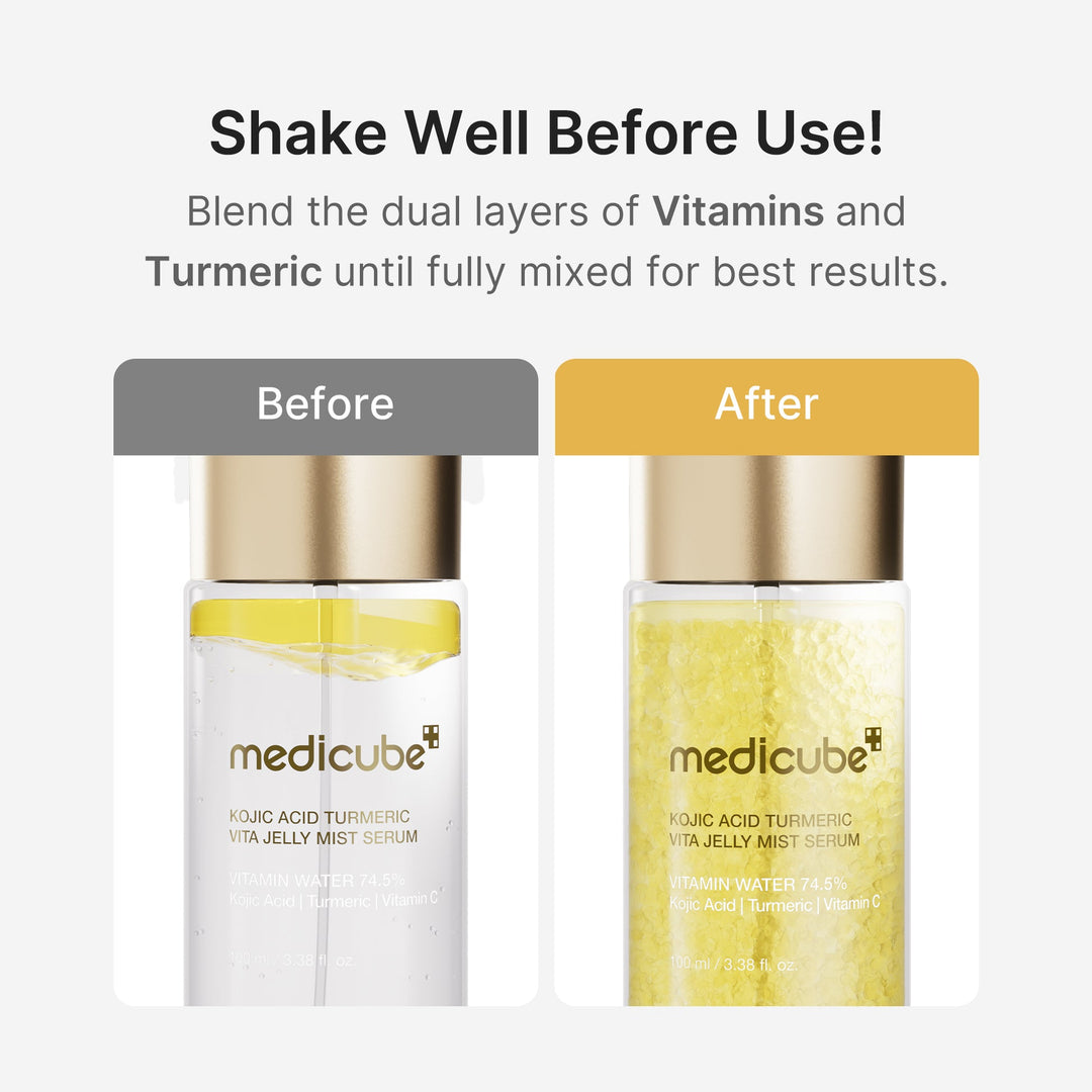 Medicube Kojic Acid Jelly Mist Turmeric Vita Serum - 100ml | ميديكيوب سيروم مائي جلي بالفيتامينات مع حمض الكوجيك والكركم - 100مل #4