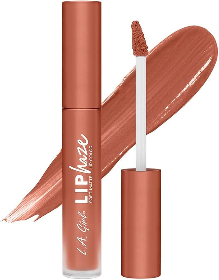 L.A Girl Lip Haze Soft Matte Lip Color - 3.3ml | ال ايه كيرل أحمر شفاه سائل مات - 3.3 مل