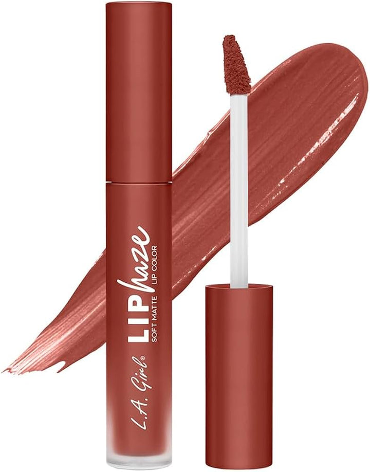 L.A Girl Lip Haze Soft Matte Lip Color - 3.3ml | ال ايه كيرل أحمر شفاه سائل مات - 3.3 مل