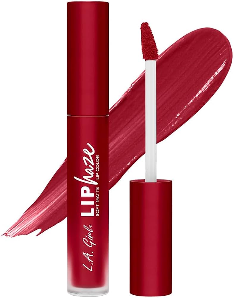 L.A Girl Lip Haze Soft Matte Lip Color - 3.3ml | ال ايه كيرل أحمر شفاه سائل مات - 3.3 مل