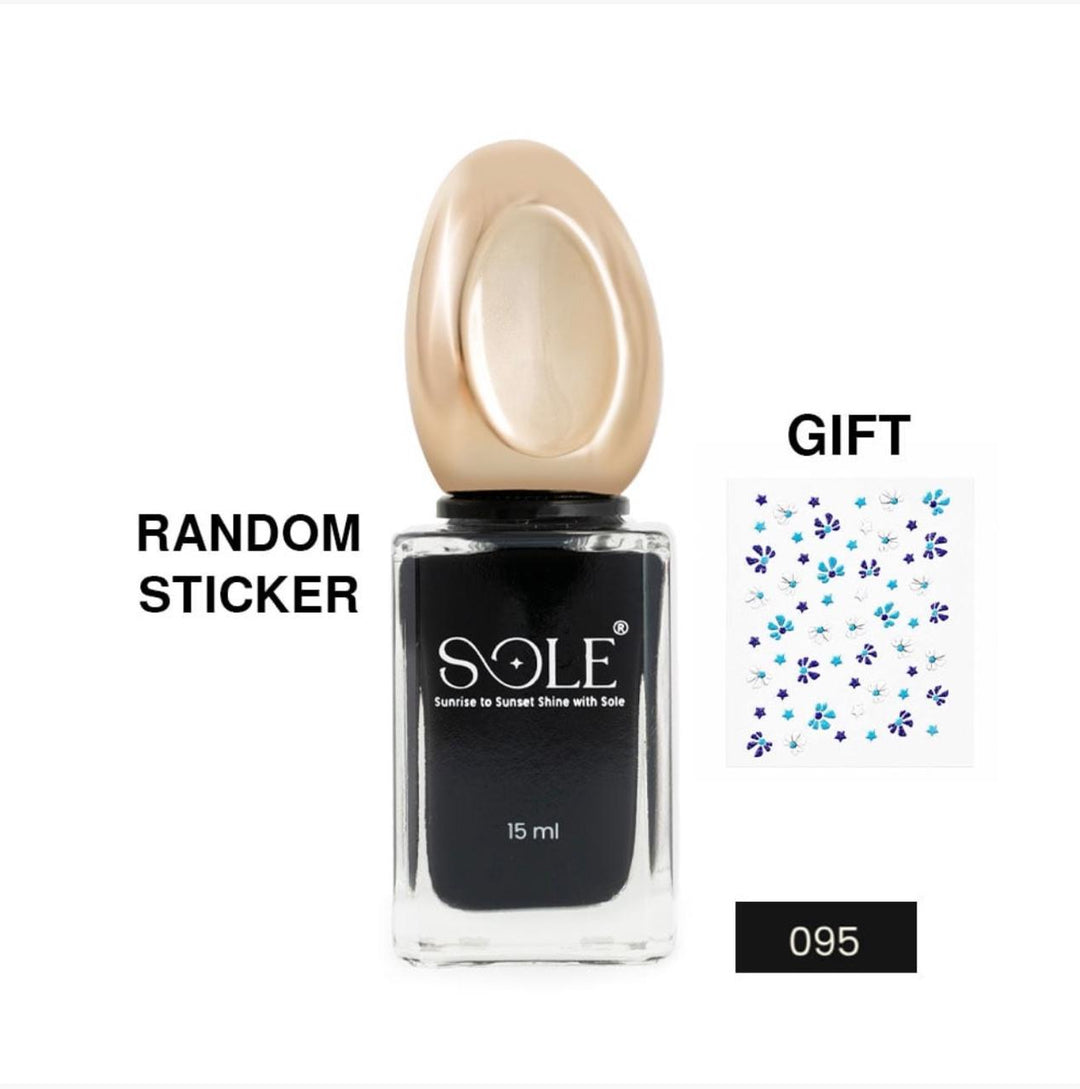 SOLE Nail Polish - 15ml | سول صبغ أظافر شفاف - 15مل