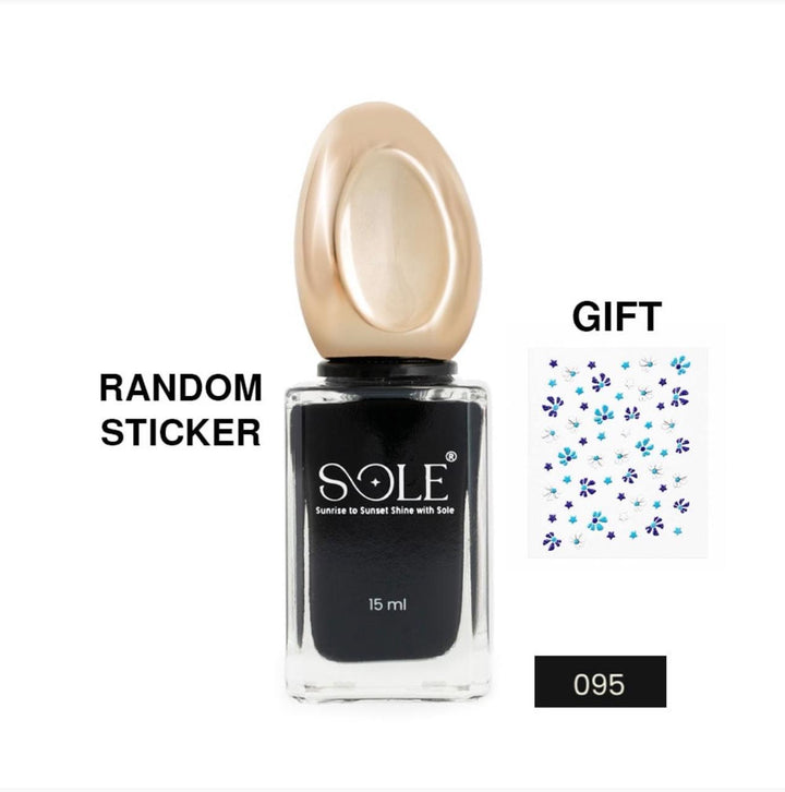 SOLE Nail Polish - 15ml | سول صبغ أظافر شفاف - 15مل