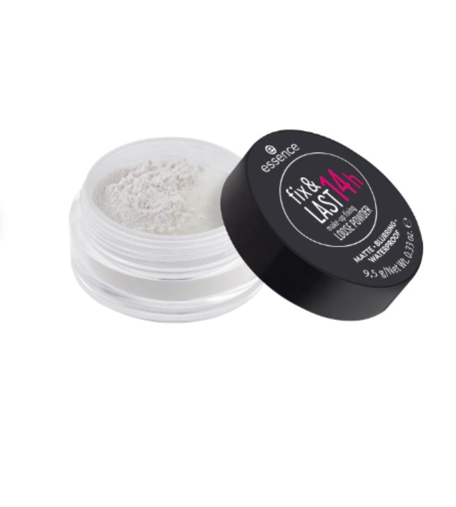 Essence Fix & Last 14H Make-Up Loose Powder | ايسنس لوس باودر فيكس تدوم 14 ساعة