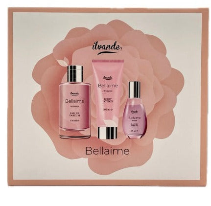 Ilvande Giftset For Women Bellaime - 3pcs | ايلفاند مجموعة عناية للنساء - 3 قطع