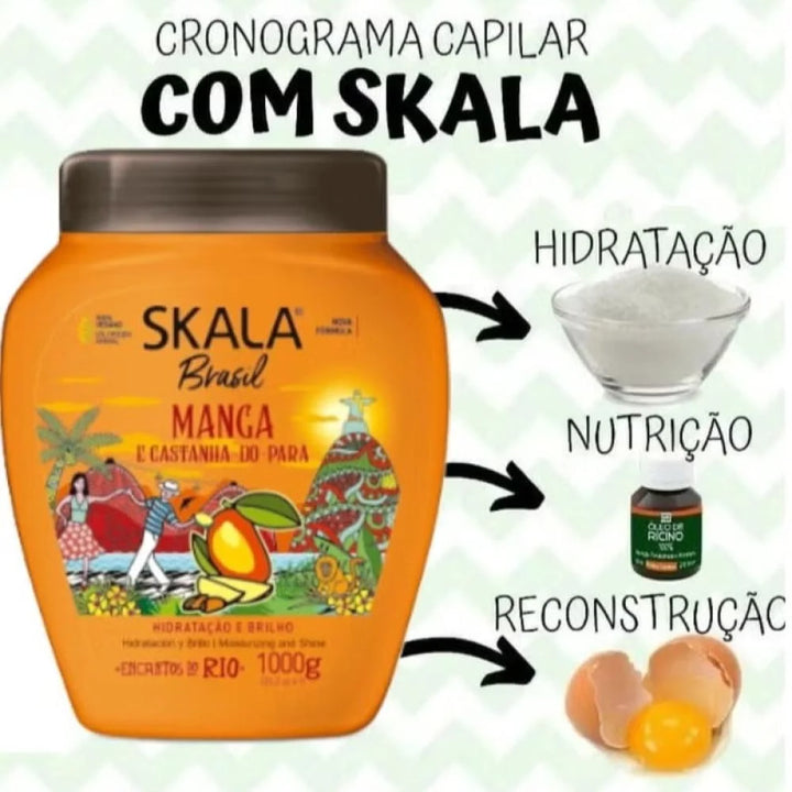 Skala Brasil Mango Creme - 1000g  | سكالا كريم المانجو البرازيلي - 1000 غرام