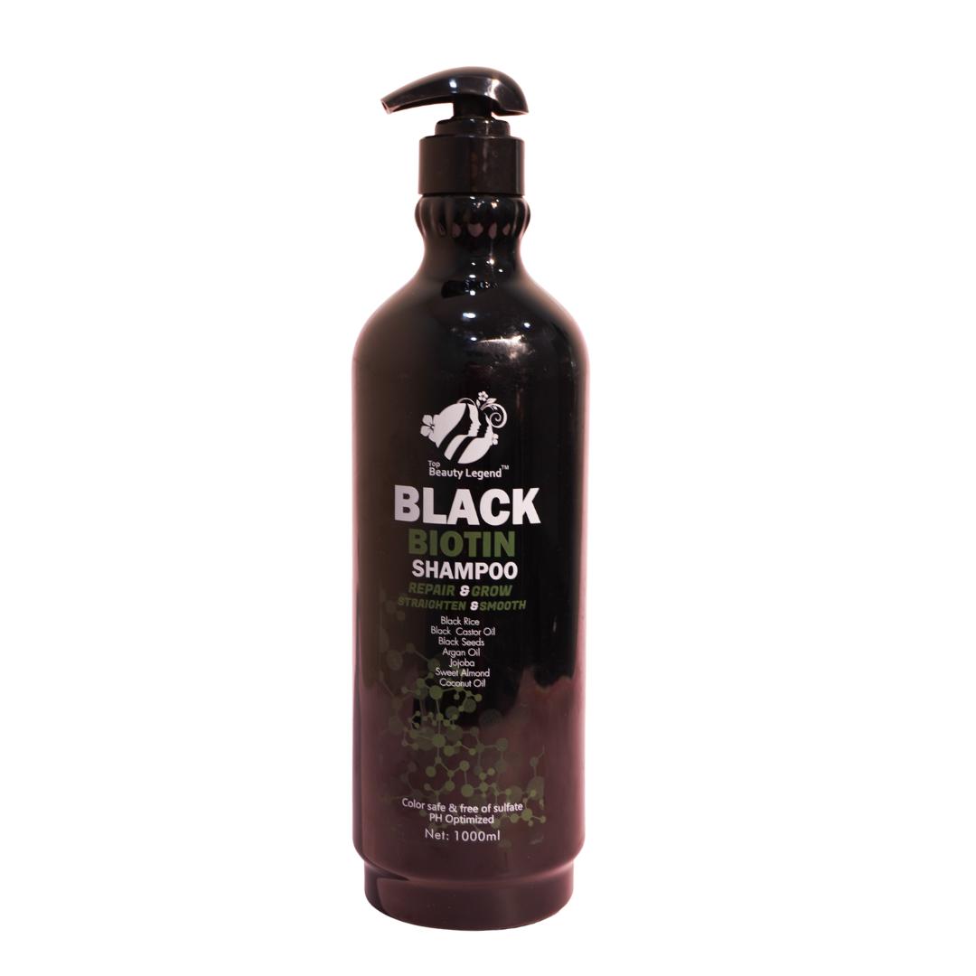 Top Beauty Legend Black Biotin Shampoo - 1000ml | اسطورة الجمال شامبو البيوتين الاسود - 1000 مل