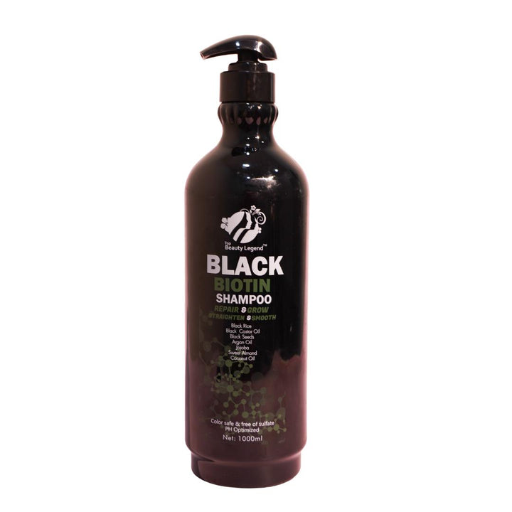 Top Beauty Legend Black Biotin Shampoo - 1000ml | اسطورة الجمال شامبو البيوتين الاسود - 1000 مل