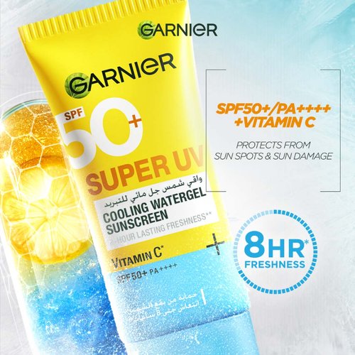Garnier Skinactive Super UV Cooling Water Gel Sunscreen SPF 50+ - 60ml | غارنييه واقي شمس جل مائي بارفادة 50+ - 60مل #2