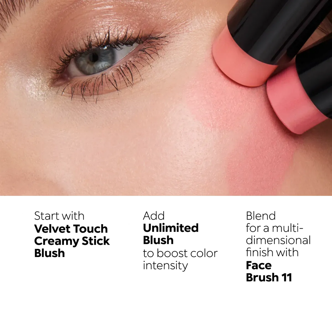 KIKO Stick Blush Cream Velvet Touch - 10g | كيكو بلاش ستيك كريمي فيلفت تاتش – 10 غرام
