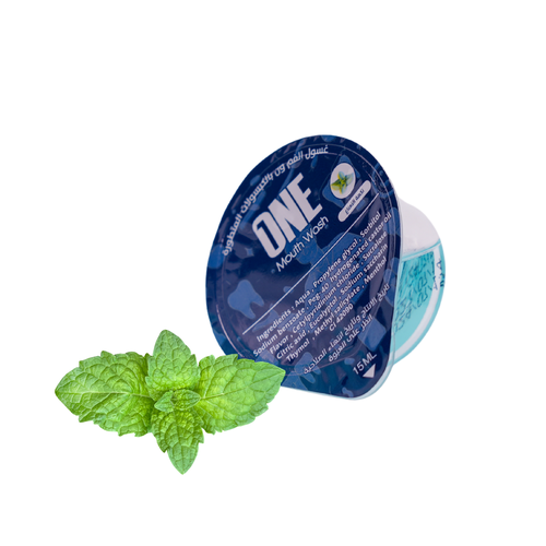 ONE Mouth Wash Mint - 15ml 20 Capsules | وان غسول للفم منعش بنكهة النعناع - 20 كبسولة 15 مل