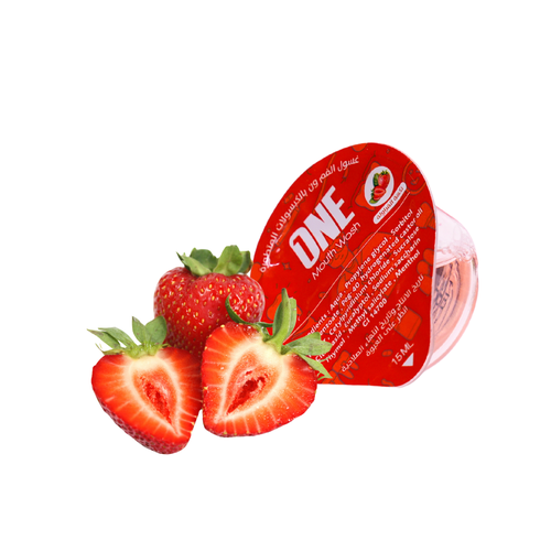 ONE Mouth Wash Strawberry 20 Capsules - 15ml | وان غسول فم بنكهة الفراولة - 15مل