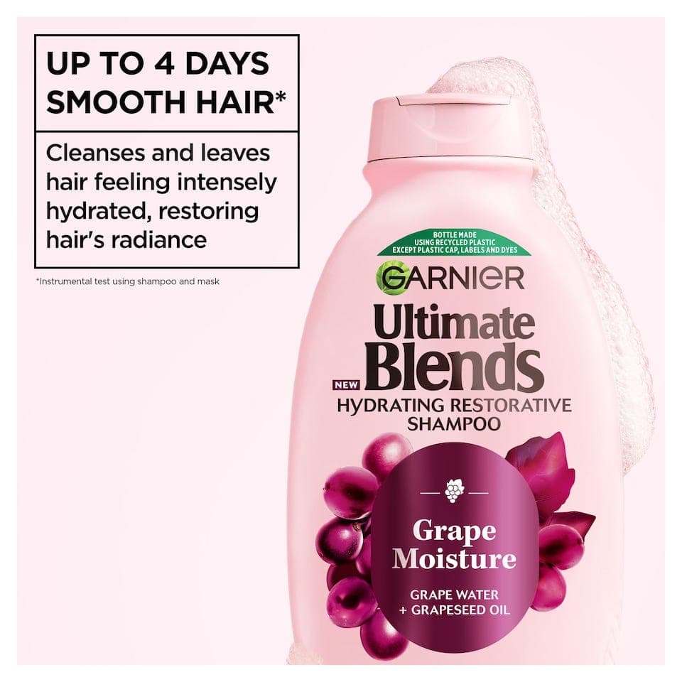 Garnier Ultra Doux Grape Moisture Water Shampoo - 400ml | غارنييه ألترا دو شامبو ماء العنب المرطب - 400 مل