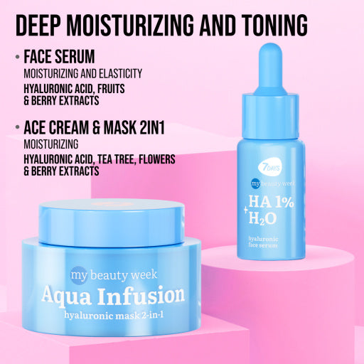 7 DAYS My Beauty Week face serum with hyaluronic acid HA 1%+H2O - 20ml | 7 دايز سيروم وجه هاي المائي 1% + H2O - 20مل #3